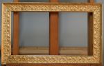 (2) cornice in legno dopo la doratura